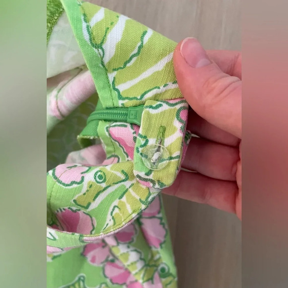 Lilly Pulitzer Resort Fit Limeade Floaters Ankle Pants - Picture 3 of 10